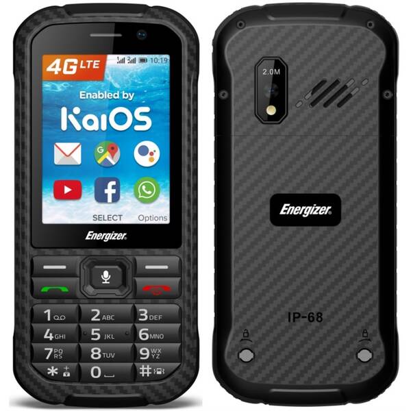 Mobilní telefon Energizer Hardcase H280S LTE - ZÁNOVNÍ - 12 měsíců záruka černý

