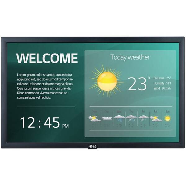 Monitor LG 22SM3G-B černý

