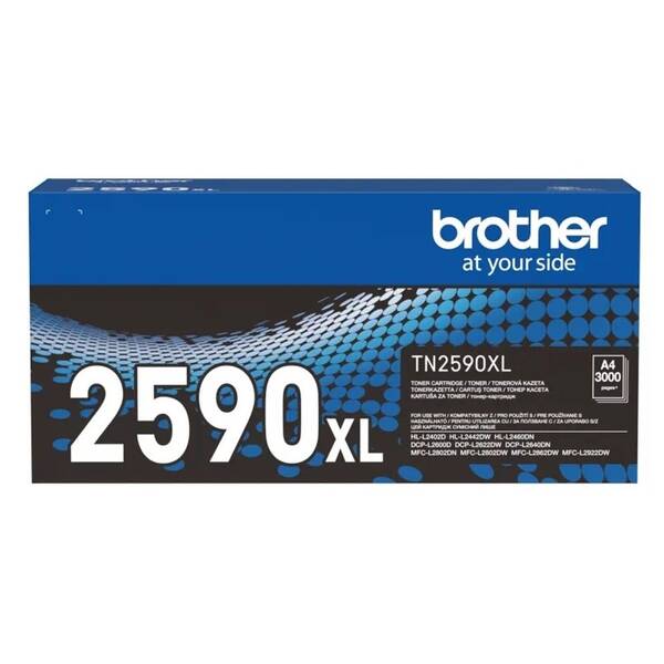 Toner Brother TN-2590XL, 3000 stran černý

