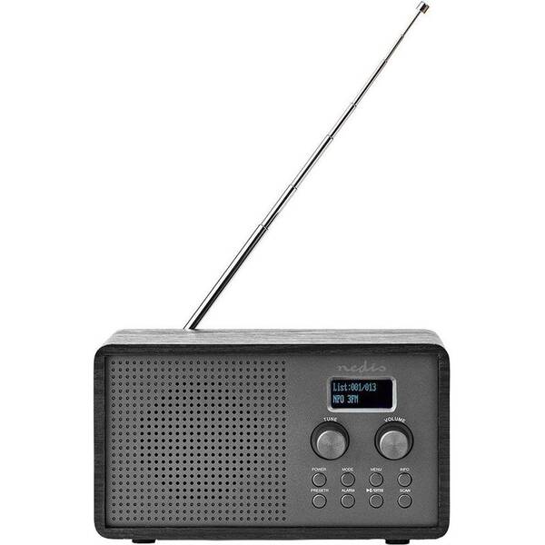 Radiopřijímač s DAB+ Nedis RDDB5110BK černý

