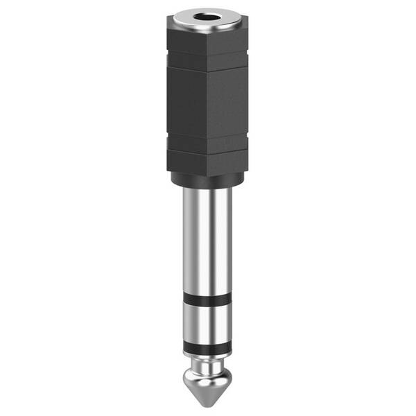 Redukce Hama Jack 3,5 mm/6,3 mm, stereo černá

