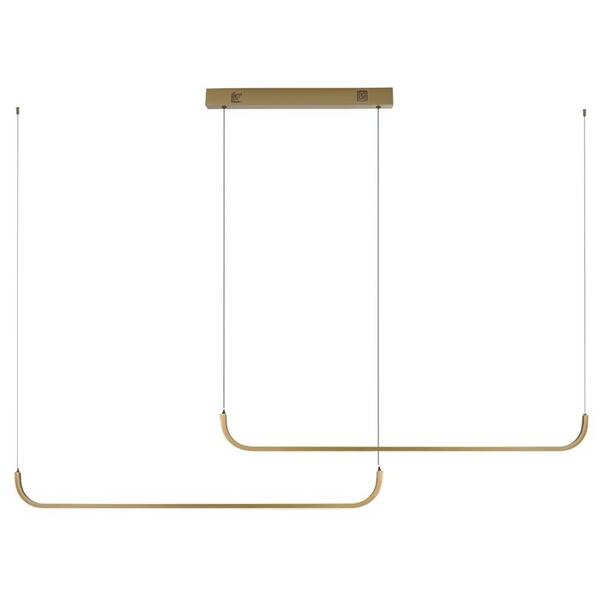 Závěsné svítidlo IMMAX NEO PATTINI SMART, 160-280cm, 53W, 3640lm, Zigbee 3.0, TUYA zlaté

