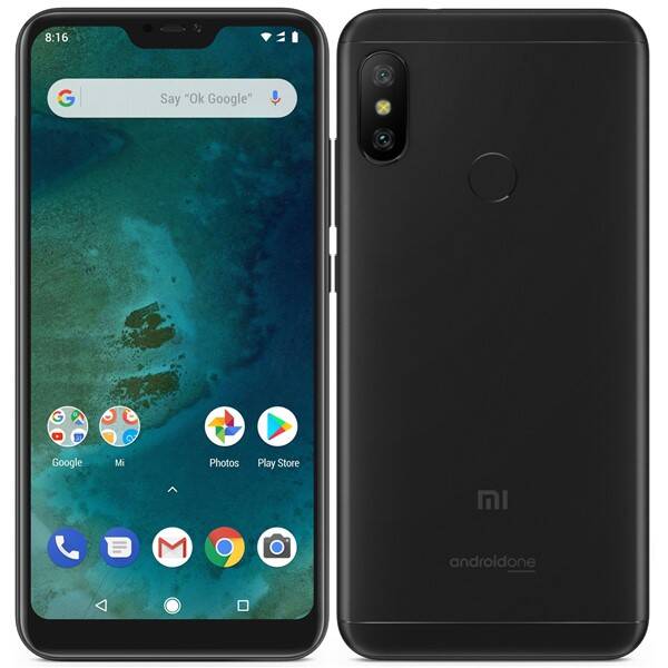 Mobilní telefon Xiaomi Mi A2 Lite 64 GB černá barva
