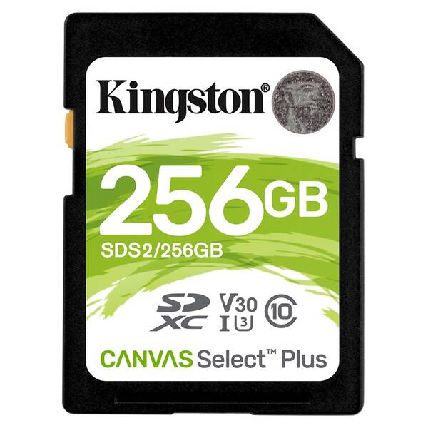 Paměťová karta Kingston SDXC 256GB UHS-I U3 (100R/85W) 

