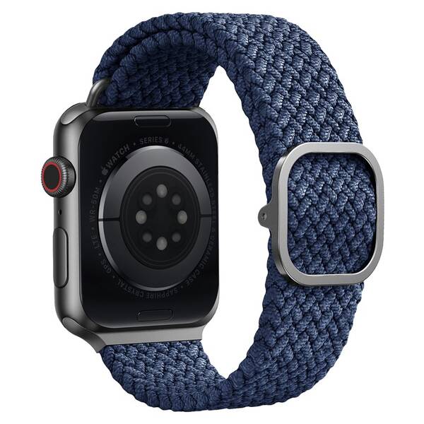 Řemínek Uniq Aspen na Apple Watch 42/44/45/49mm modrý

