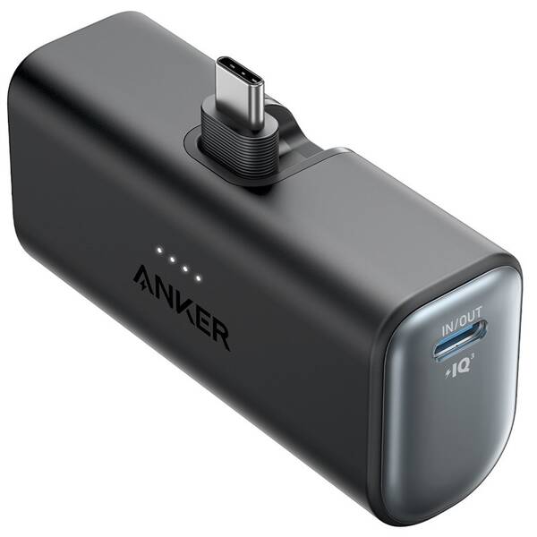 Powerbanka Anker Nano, 5000 mAh, 22,5W, USB-C černá/šedá

