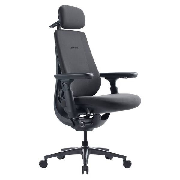 Ergonomická židle LiberNovo Maxis Airflow Graphite 52 cm grafitová

