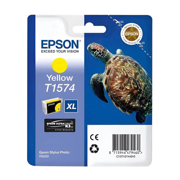 Inkoustová náplň Epson T1574, 25,9 ml žlutá

