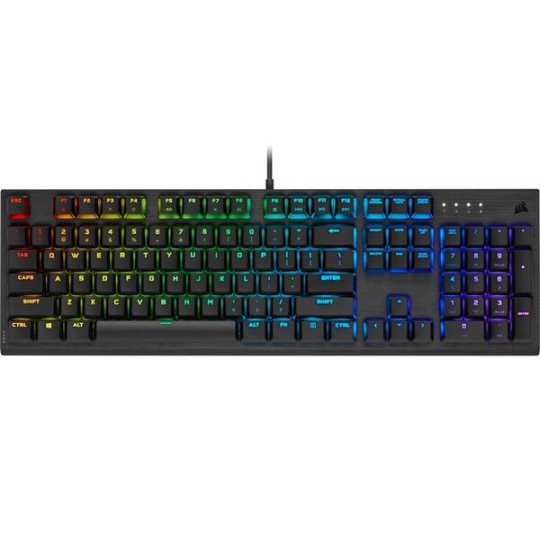 Klávesnice Corsair K60 RGB PRO Cherry MX Low Profile Speed černá

