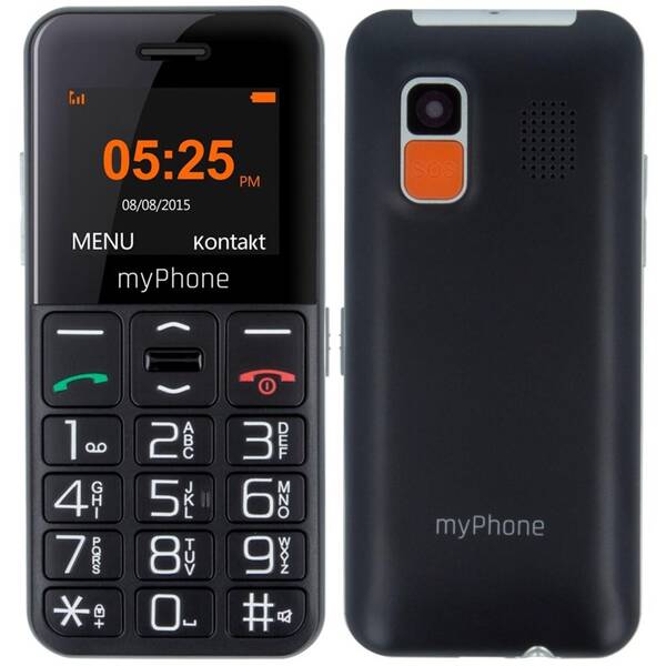Mobilní telefon myPhone HALO EASY černý

