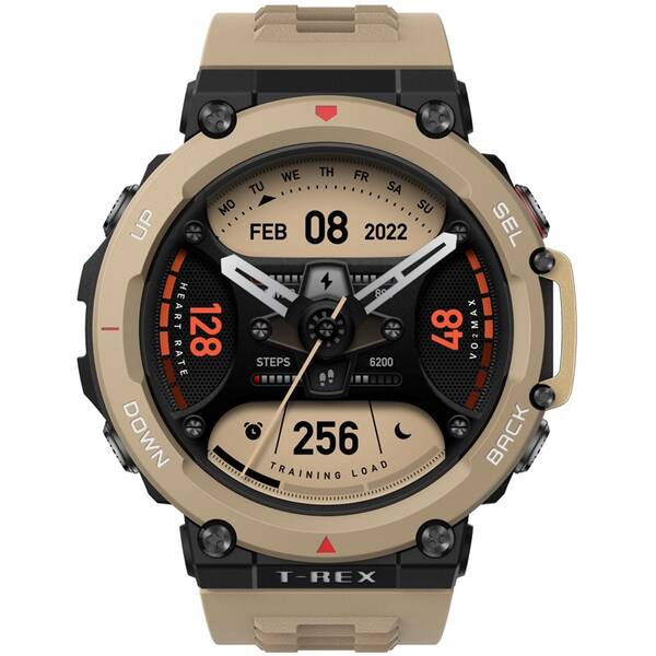 Chytré hodinky Amazfit T-Rex 2 - Desert Khaki 

