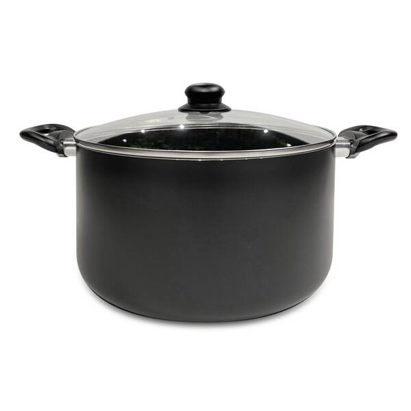 Hrnec s poklicí KITCHISIMO NERO 24 × 13 cm, 5,5 l 

