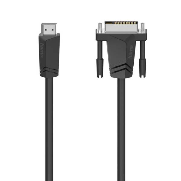 Kabel Hama HDMI/DVI, 1,5 m černý

