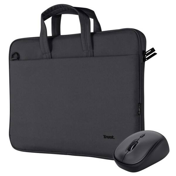 Brašna na notebook Trust 16" Bologna bag + bezdrátová myš černá

