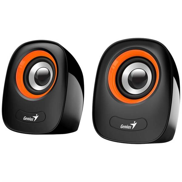 Reproduktory Genius SP-Q160 černé/oranžové

