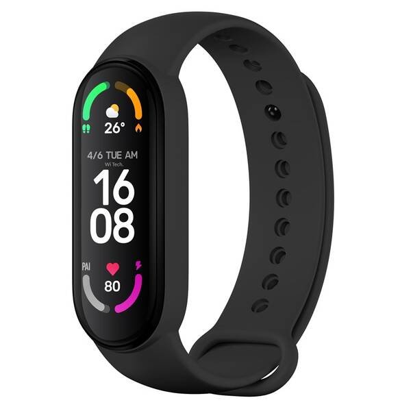 Řemínek RhinoTech na Xiaomi Mi Band 6 černý

