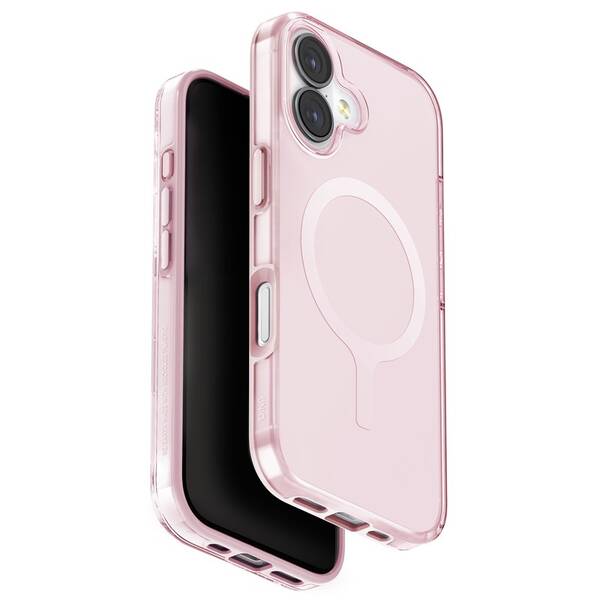 Kryt na mobil Uniq Clario MagClick na Apple iPhone 17 růžový

