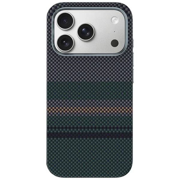 Kryt na mobil Benks ArmorPro Aurora Kevlar na Apple iPhone 17 Pro modrý/zelený

