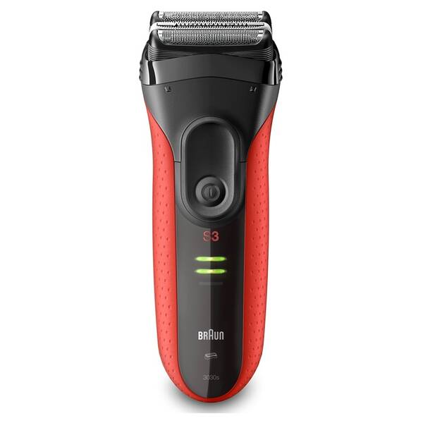 Holicí strojek Braun 3030s černý/červený

