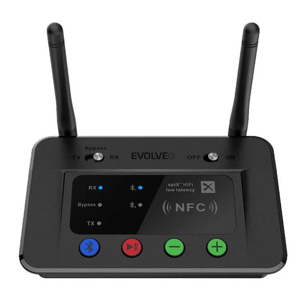Adaptér Evolveo AudioConverter XS, DAC s Bluetooth vysílačem a přijímačem 2v1 

