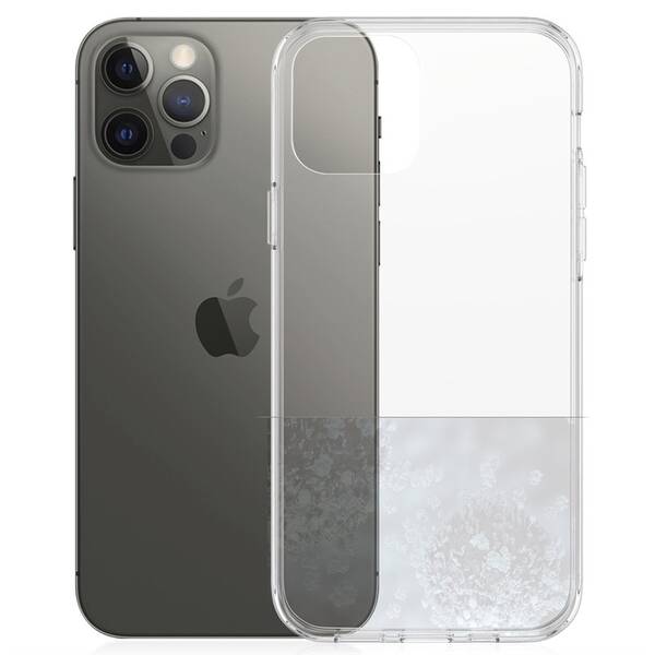 Kryt na mobil PanzerGlass ClearCase Antibacterial na Apple iPhone 12/12 Pro průhledný

