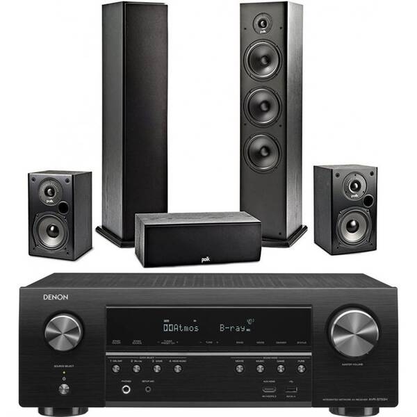 AV Receiver Denon AVR-S750H + set reproduktorů Polk černý

