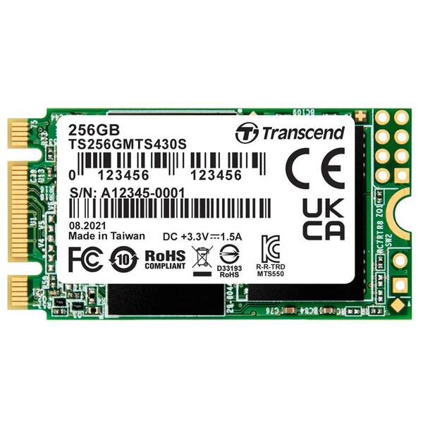 SSD Transcend MTS430S 256GB M.2 2242 

