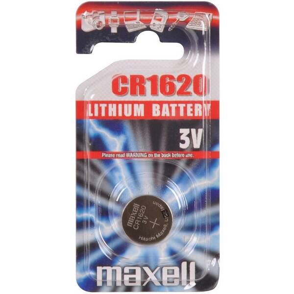 Baterie MAXELL Lithium CR1620, blistr 1ks 

