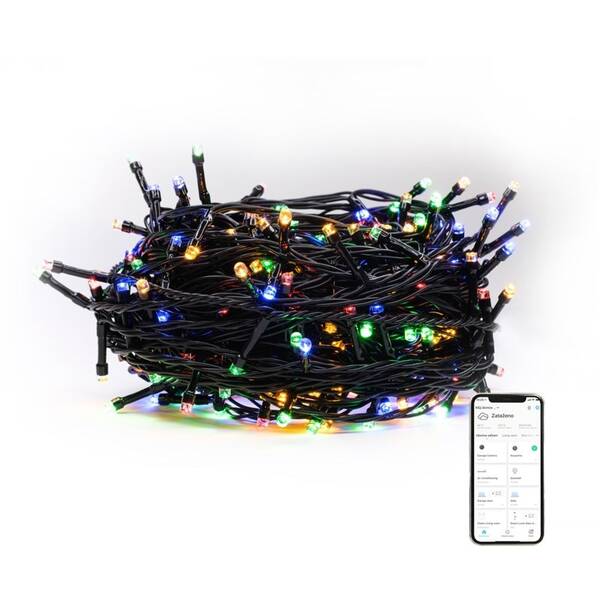 Vánoční osvětlení IMMAX NEO LITE SMART LED - řetěz, 400ks diod WW+RGB, Wi-Fi, TUYA, 40m 

