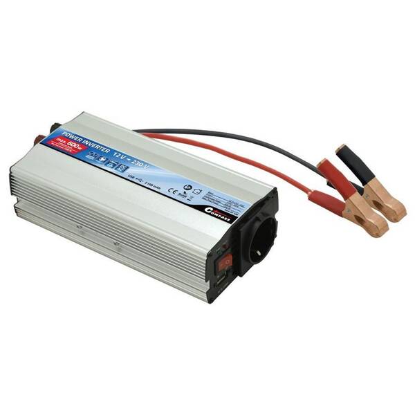 Měnič napětí Compass 12/230V 600W + USB 

