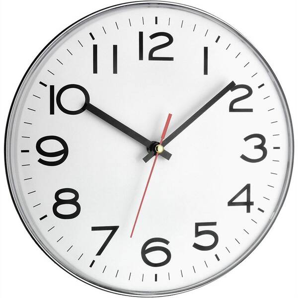 Nástěnné hodiny TFA 60.3017 stříbrné

