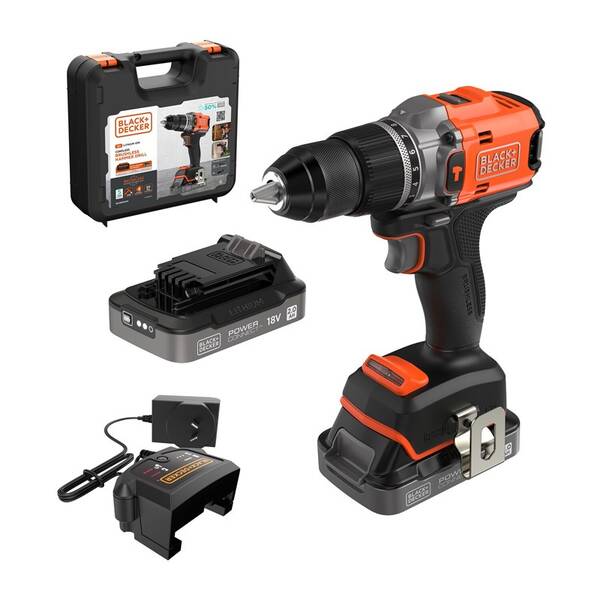 Vrtací šroubovák Black-Decker BLD683D2XK-QW (s baterií) 
