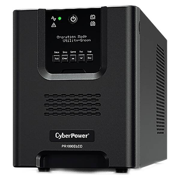 Záložní zdroj CyberPower Professional Tower LCD 1000VA/900W černý

