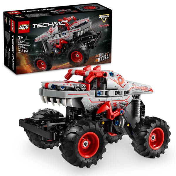 Stavebnice LEGO® Technic 42200 Monster Jam™ ThunderROARus™ s natahovacím motorem 

