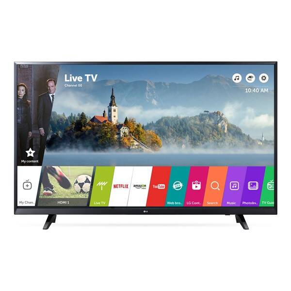 Televize LG 55UJ620V černá barva
