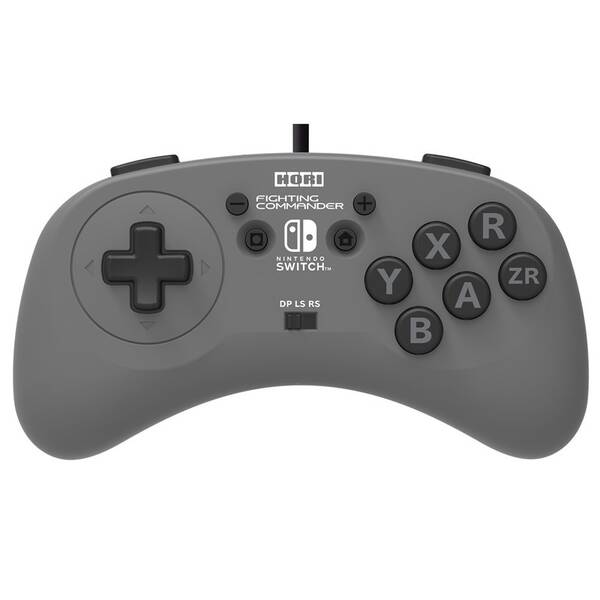 Gamepad HORI Fighting Commander pro Nintendo Switch šedý

