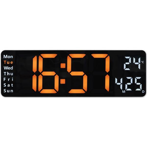 Nástěnné hodiny Hama Santa Cruz bílé

