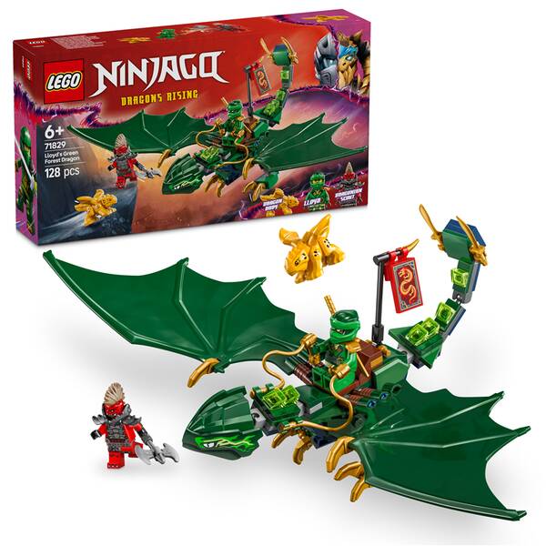 Stavebnice LEGO® NINJAGO® 71829 Lloydův zelený lesní drak 

