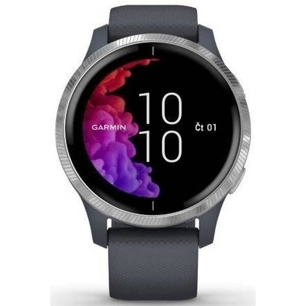 Chytré hodinky Garmin Venu Silver/Blue 

