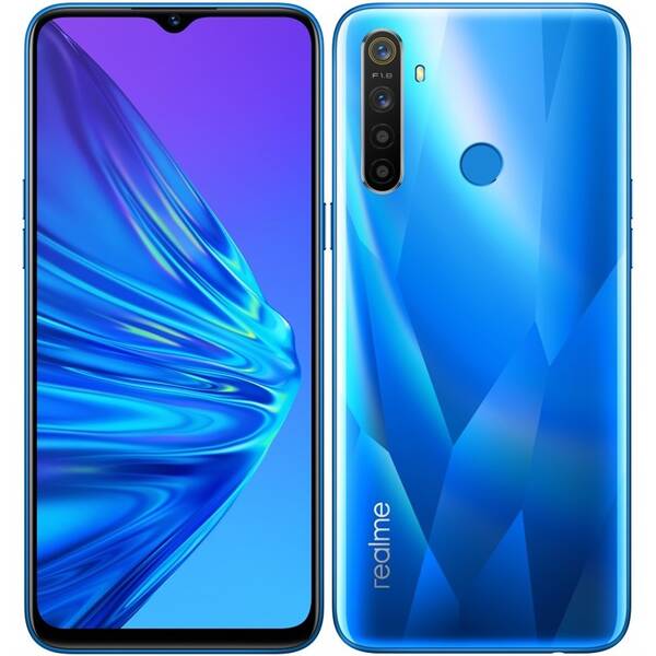 Mobilní telefon realme 5 Dual SIM modrý

