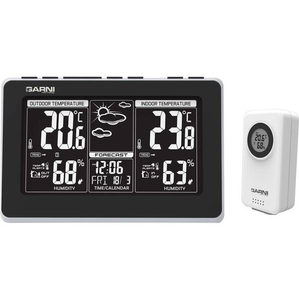 Meteorologická stanice GARNI 560 EASY II černá/stříbrná

