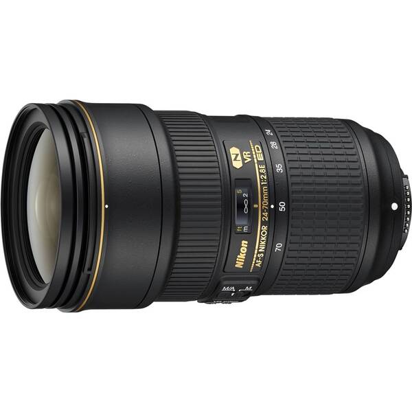 Objektiv Nikon 24-70 mm f/2.8E ED VR AF-S černý

