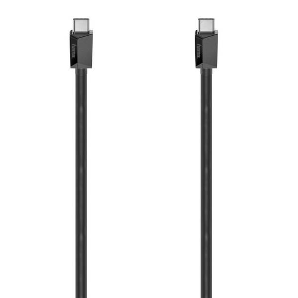 Kabel Hama USB-C 3.2 Gen2, 10Gb/s, 100W, 1m černý

