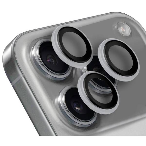 Ochranné sklo čočky fotoaparátu Obal:Me na Apple iPhone 17 Pro/17 Pro Max stříbrné

