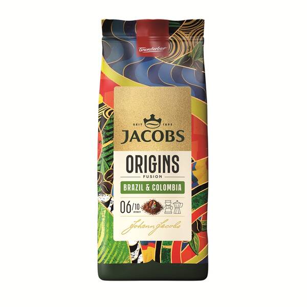Káva mletá Jacobs Origins - Brazil & Colombia 200 g 

