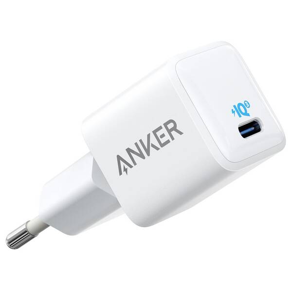 Nabíječka do sítě Anker PowerPort III Nano 20W USB-C bílá

