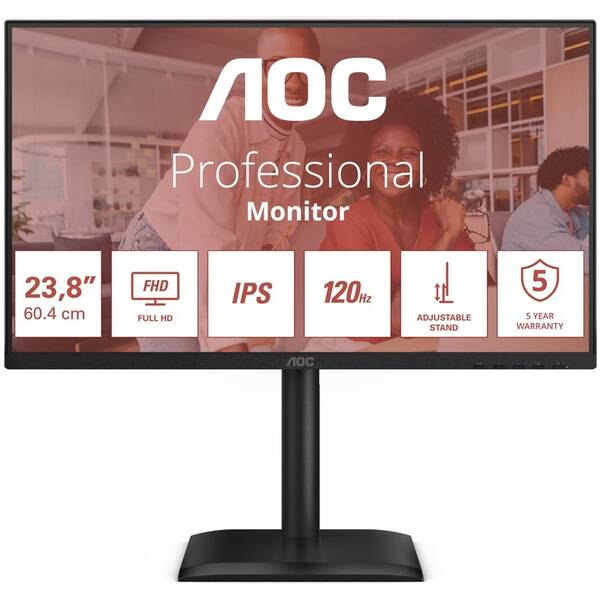 Monitor AOC 24E4U černý

