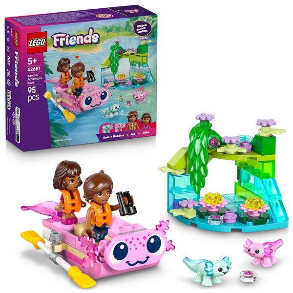 Stavebnice LEGO® Friends 42681 Dobrodružný člun s axolotly 

