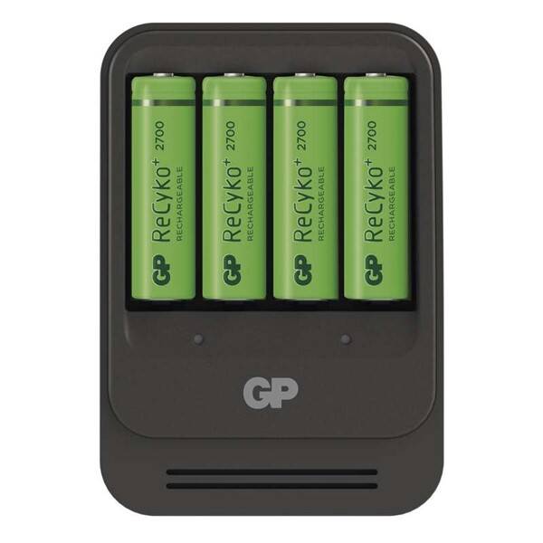 Nabíječka GP PB570 pro AA, AAA + 4x AA ReCyko+ (2700mAh) černá

