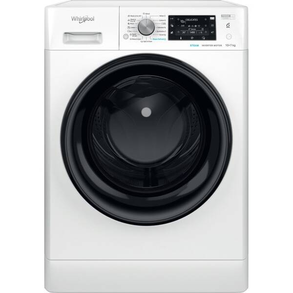 Pračka se sušičkou Whirlpool FFWDD 1076258 BV EU bílá

